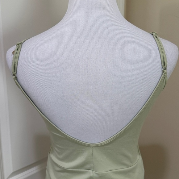 Reformation Emmy Limon Green One Piece Ecostretch Athleisure Jumpsuit Size Large - Picture 7 of 9